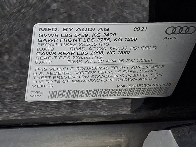 Used 2022 Audi Q5 2.0T Premium Plus w/ Premium Plus Package AWD/4WD image 27