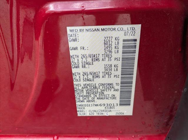 Used 2022 Nissan Frontier SV RWD image 15
