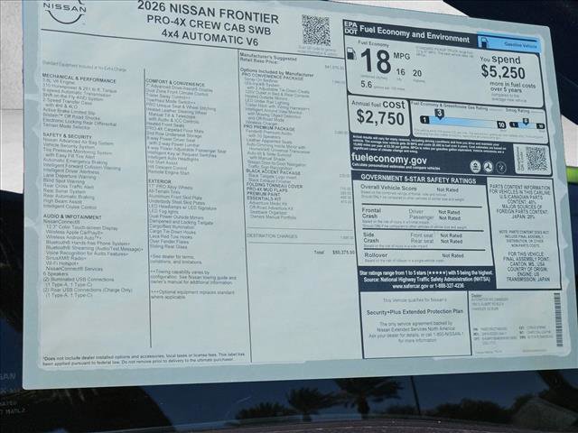 New 2026 Nissan Frontier PRO-4X w/ Pro Premium Package image 15