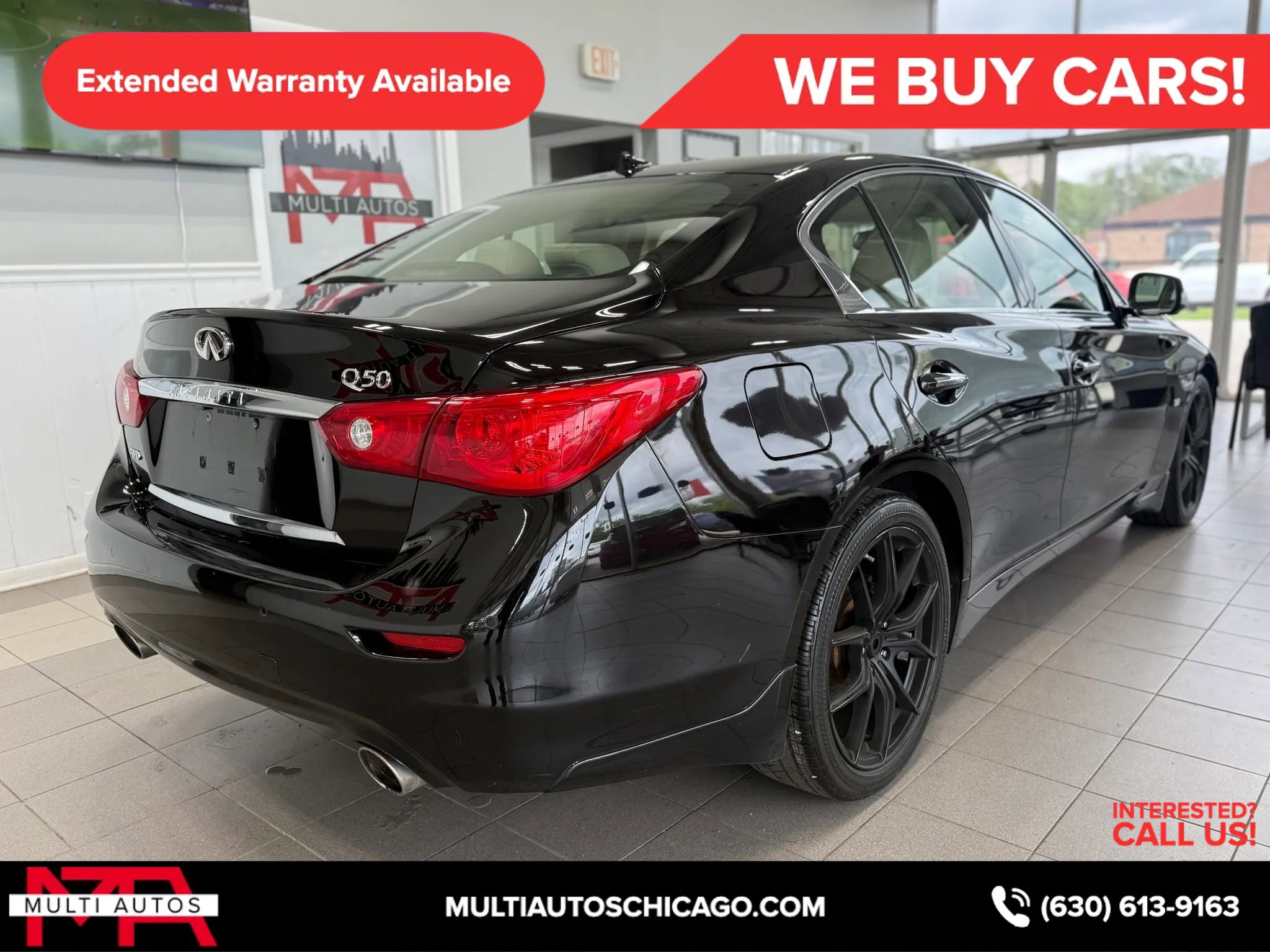 Used 2014 INFINITI Q50 Premium w/ Deluxe Touring Package AWD/4WD image 10