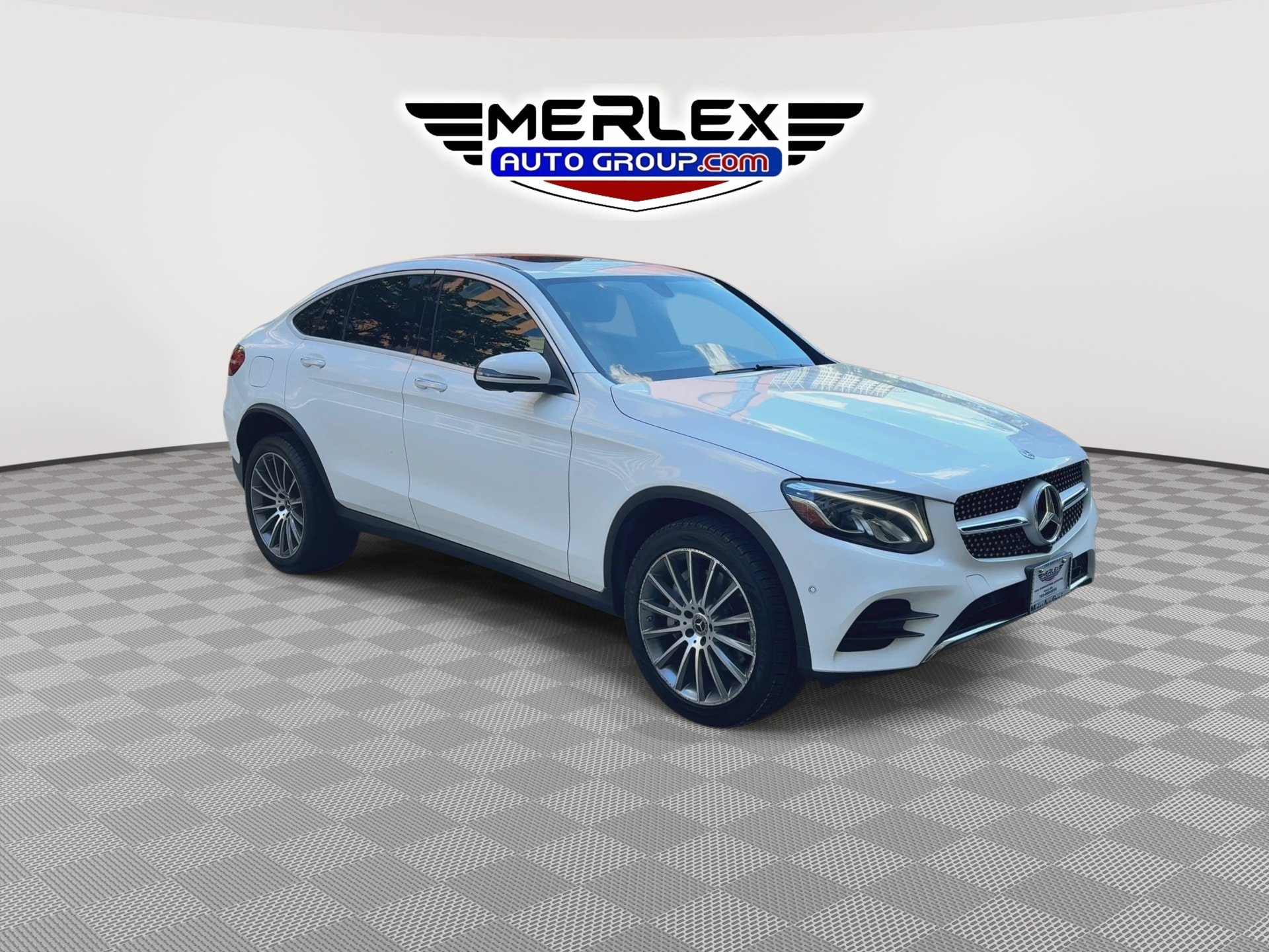 Used 2019 Mercedes-Benz GLC 300 4MATIC Coupe w/ AMG Line image 2