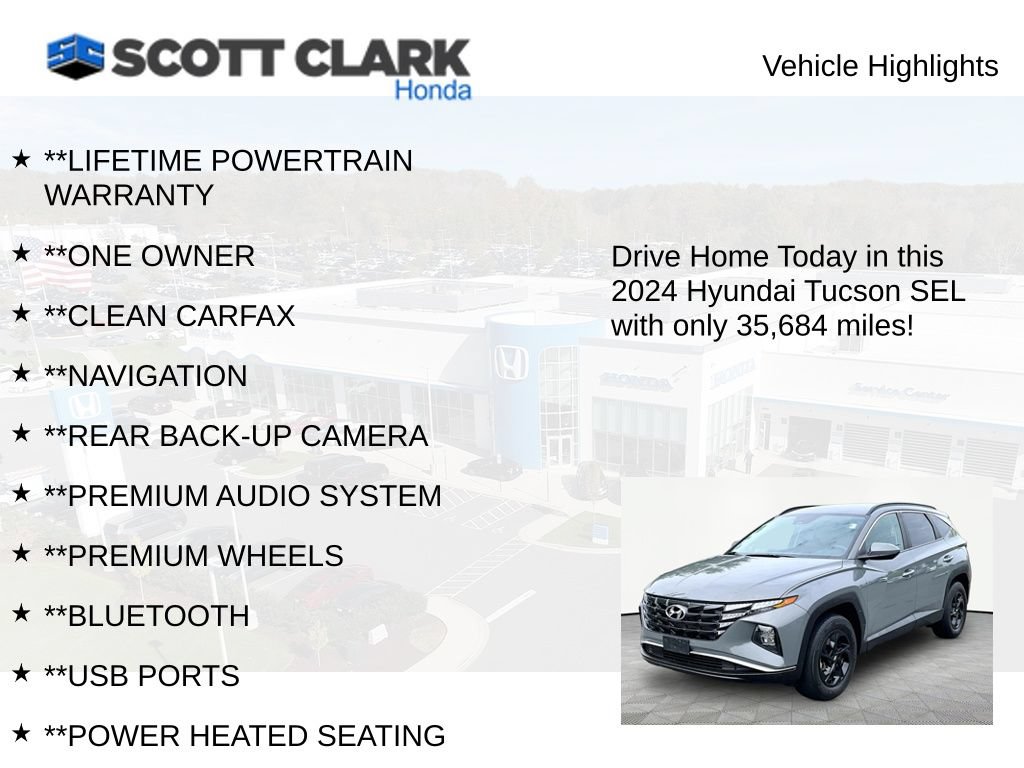 Used 2024 Hyundai Tucson SEL AWD/4WD image 12