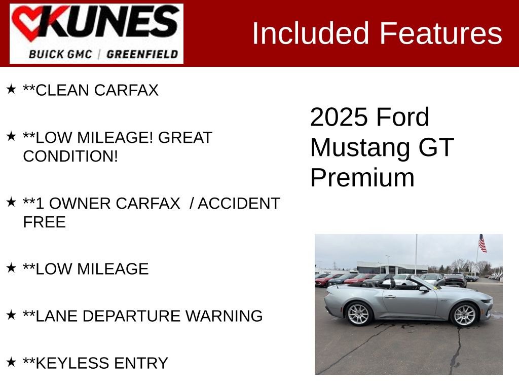 Used 2025 Ford Mustang GT Premium image 3