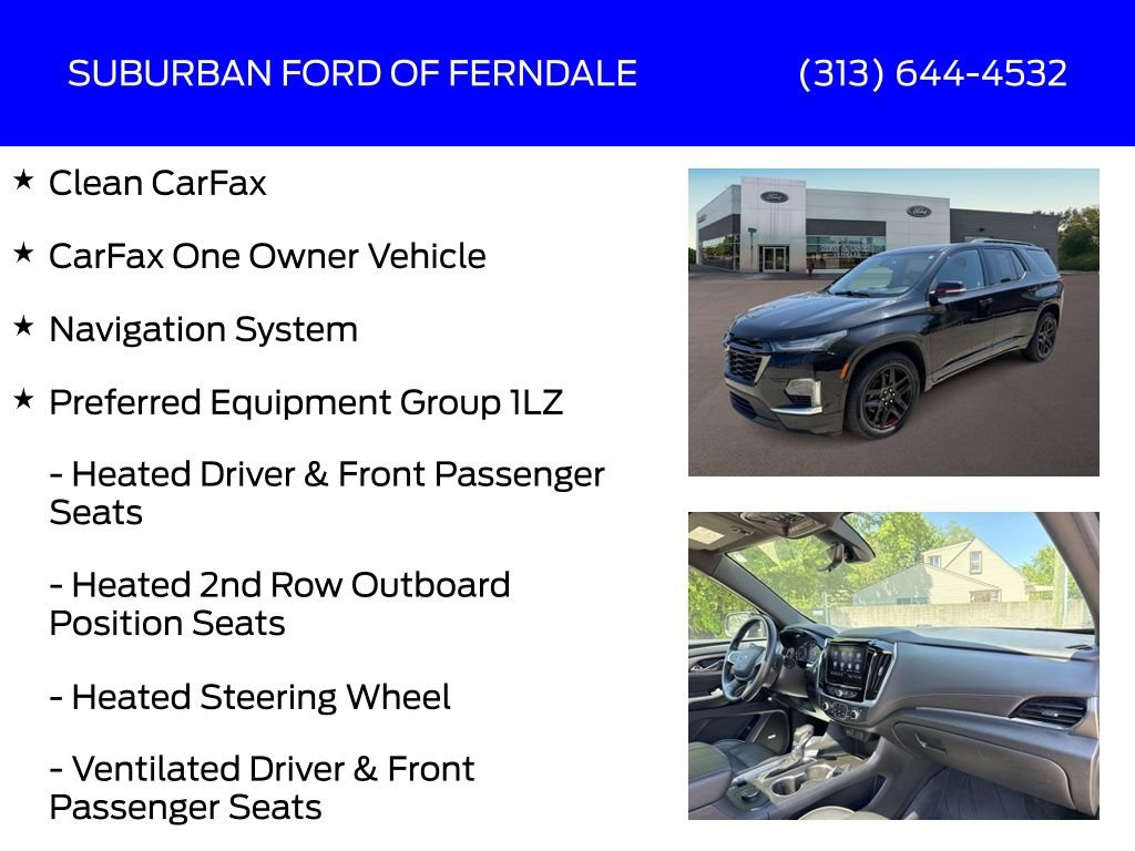 Used 2022 Chevrolet Traverse Premier w/ Redline Edition AWD/4WD image 4