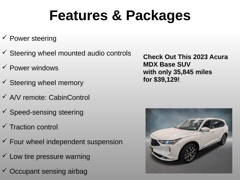 Used 2023 Acura MDX SH-AWD w/ Technology Package image 16