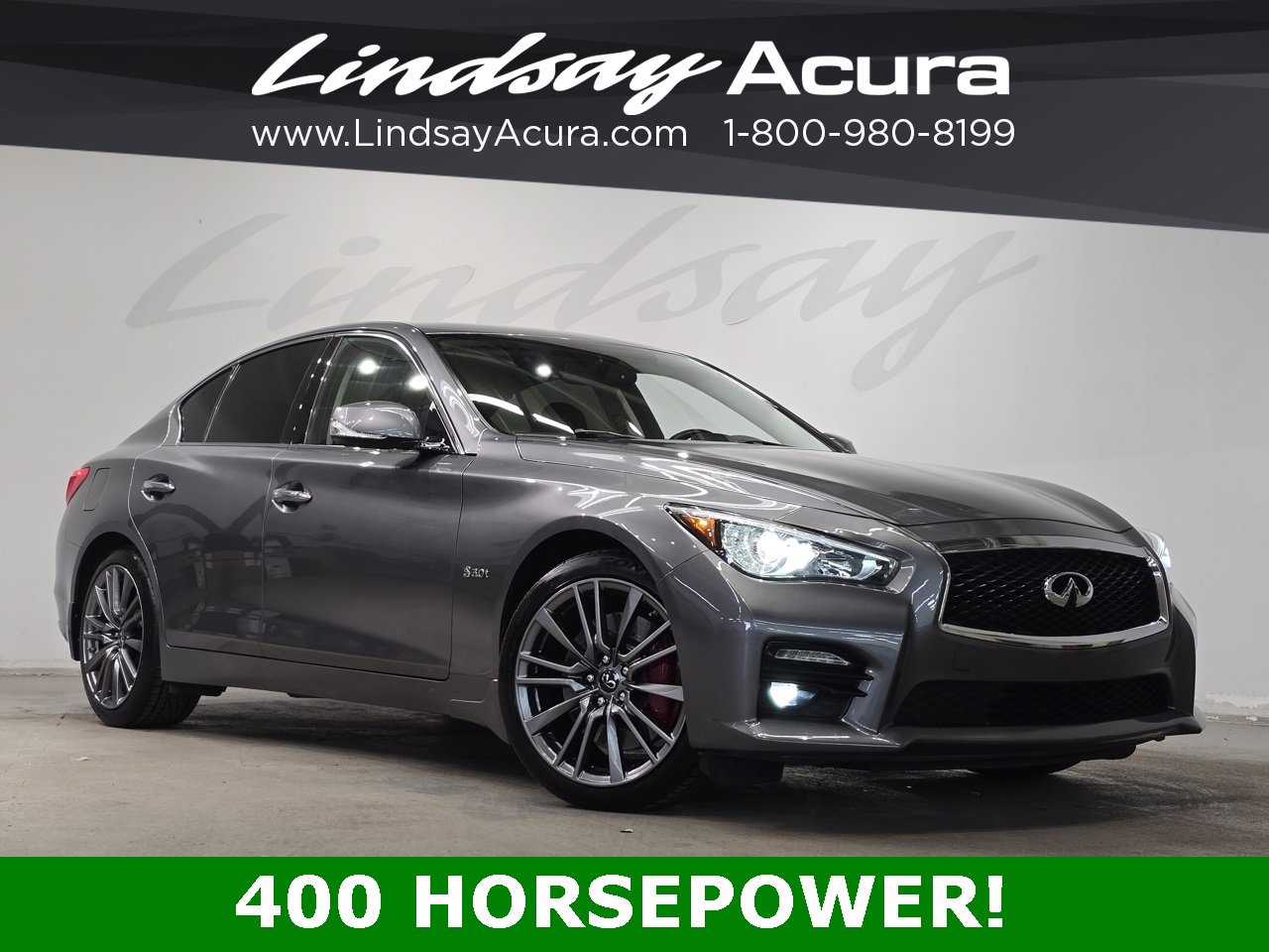 Used 2017 INFINITI Q50 Red Sport 400