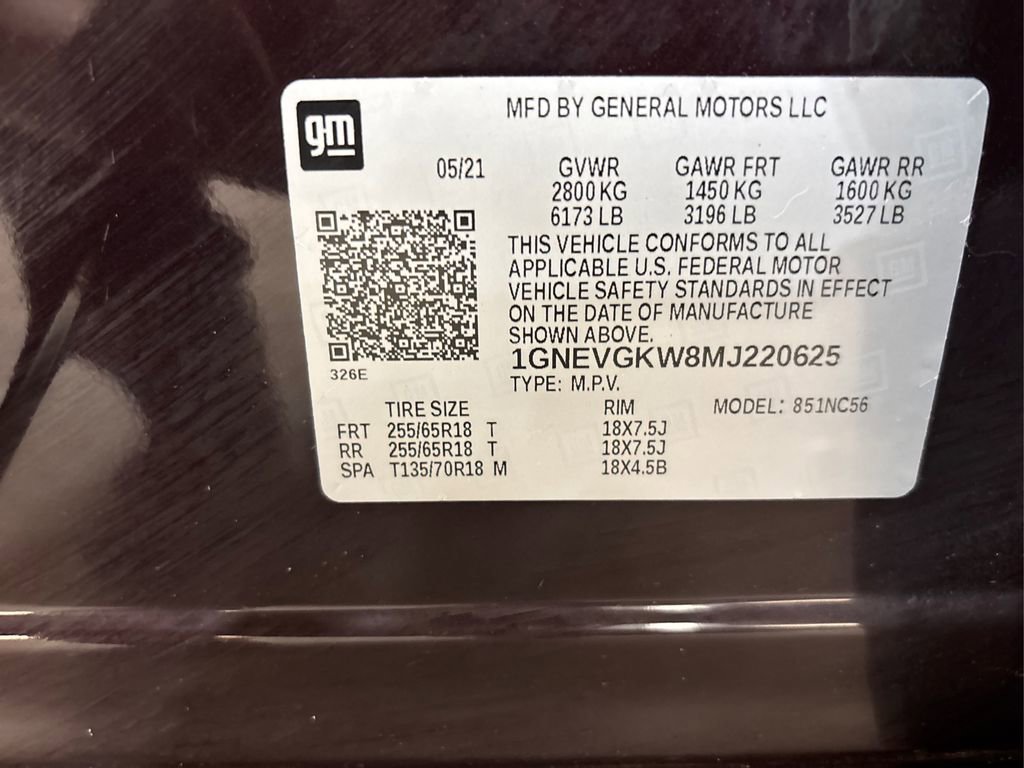 Used 2021 Chevrolet Traverse LT image 17