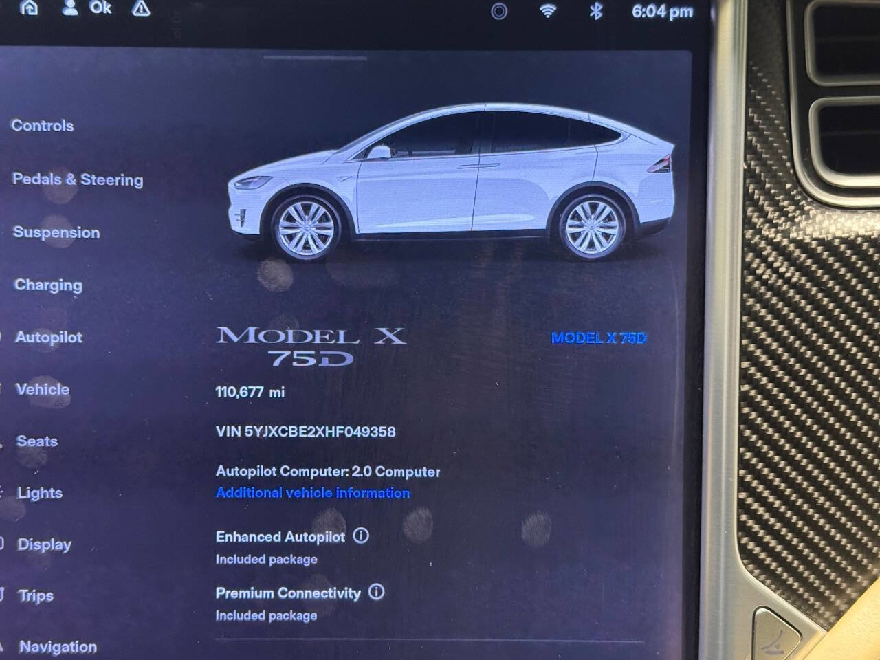 Used 2017 Tesla Model X 75D image 32