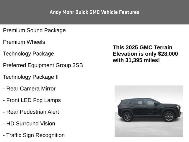 Used 2025 GMC Terrain Elevation w/ Technology Package II AWD/4WD image 8