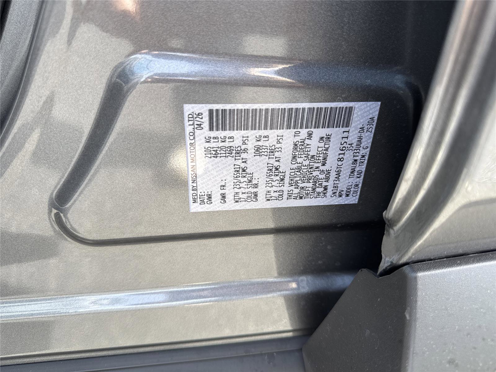 New 2026 Nissan Rogue S FWD image 37