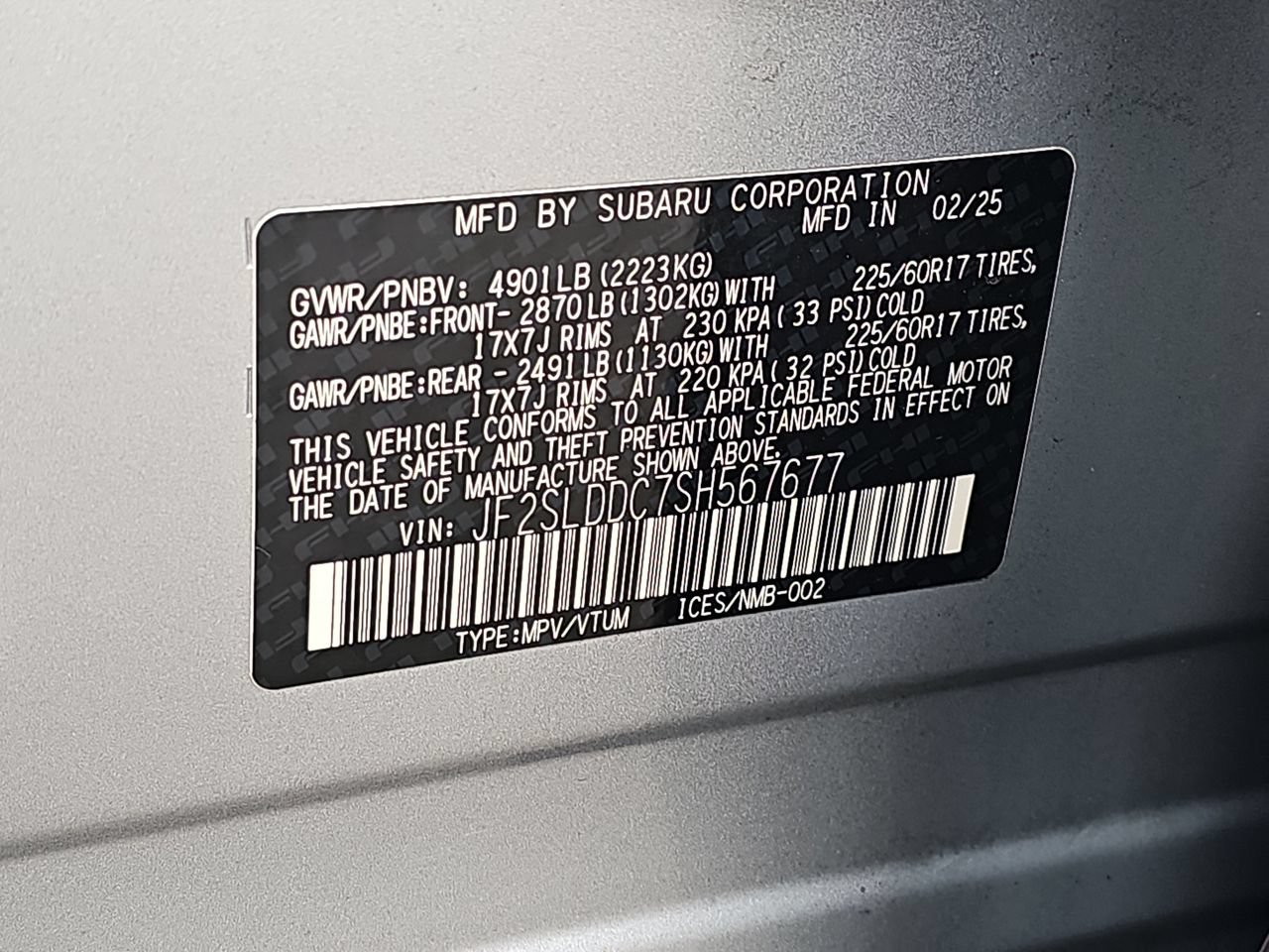 Certified 2025 Subaru Forester Premium AWD/4WD image 42