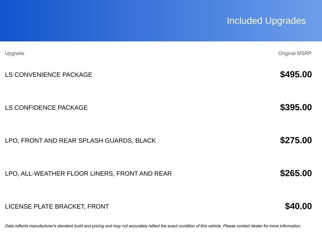 New 2026 Chevrolet TrailBlazer LS w/ LS Convenience Package AWD/4WD image 23