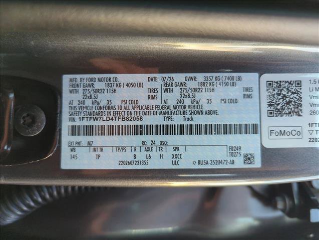 New 2026 Ford F150 Platinum w/ Equipment Group 703A Plus AWD/4WD image 17
