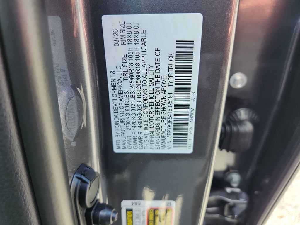 New 2026 Honda Ridgeline RTL image 35