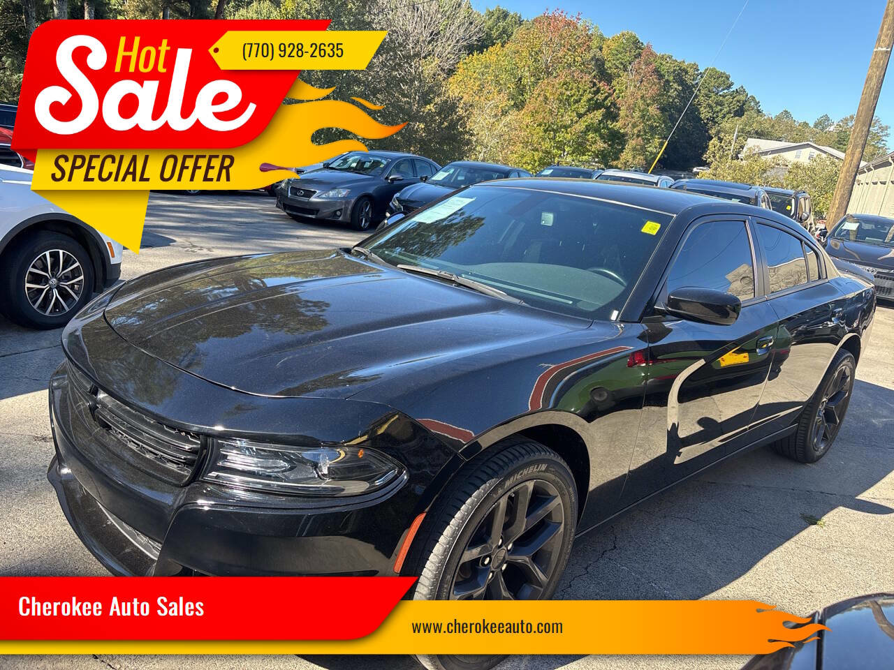 Used 2022 Dodge Charger SXT w/ Blacktop Package image 1