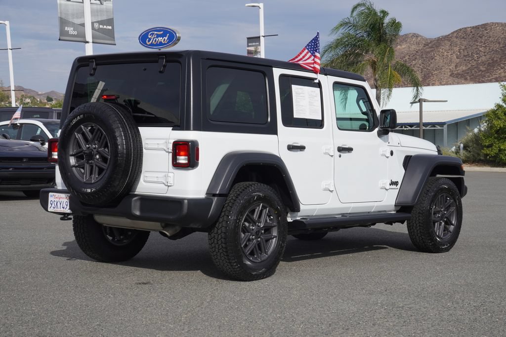 Certified 2025 Jeep Wrangler Unlimited Sport AWD/4WD image 4