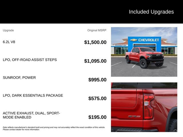 New 2026 Chevrolet Silverado 1500 ZR2 w/ LPO, Dark Essentials Package image 5