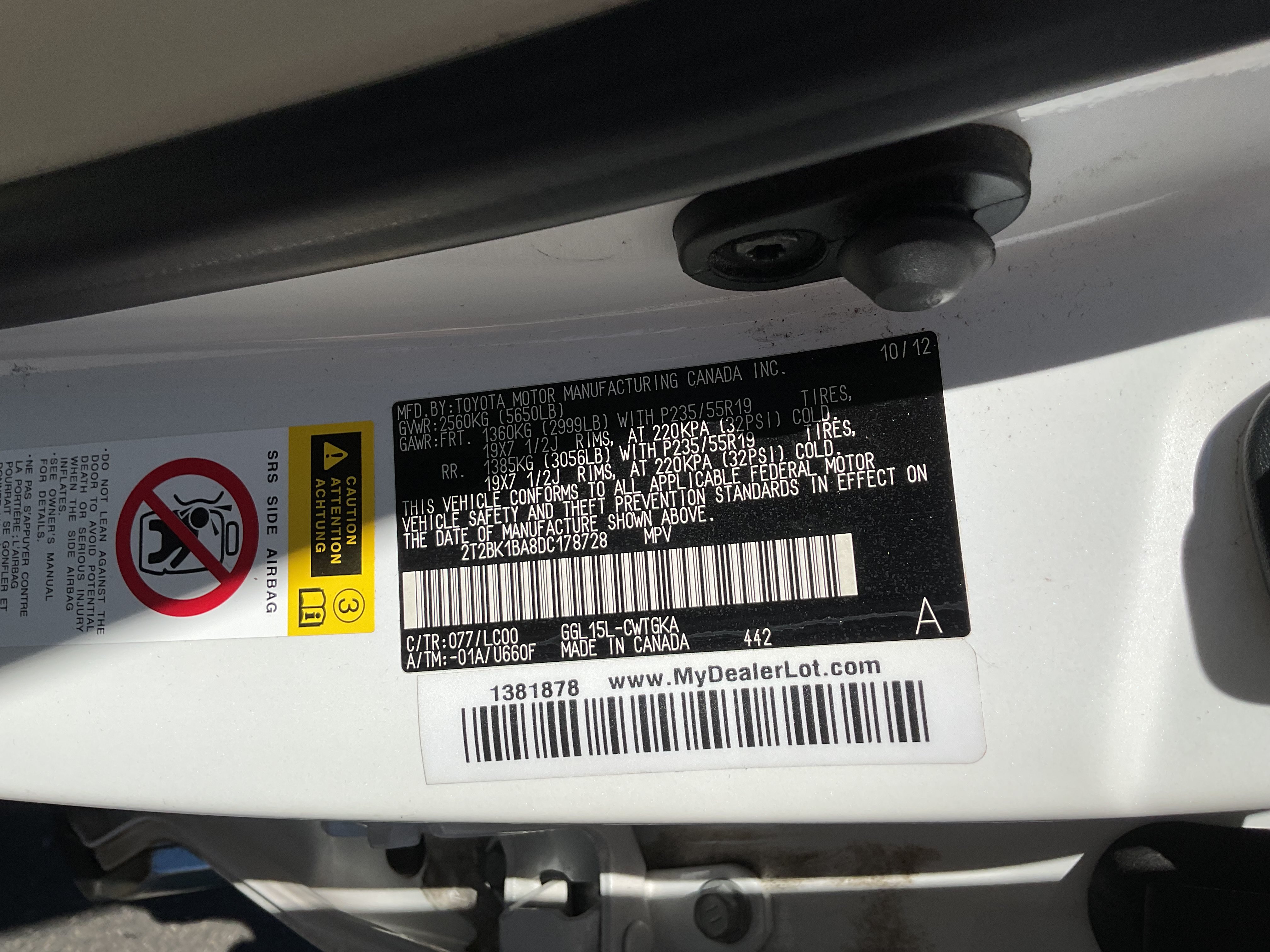 Used 2013 Lexus RX 350 AWD w/ Navigation Pkg image 18