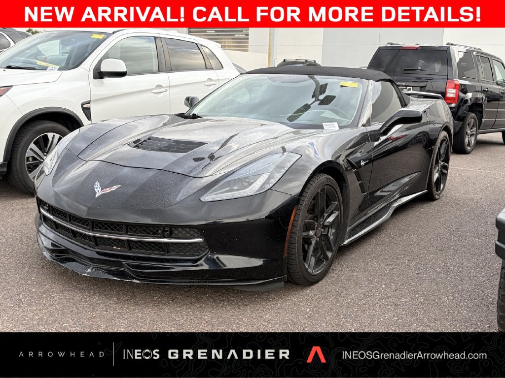 Used 2018 Chevrolet Corvette Stingray Convertible w/ 3LT Preferred Equipment Group RWD image 1