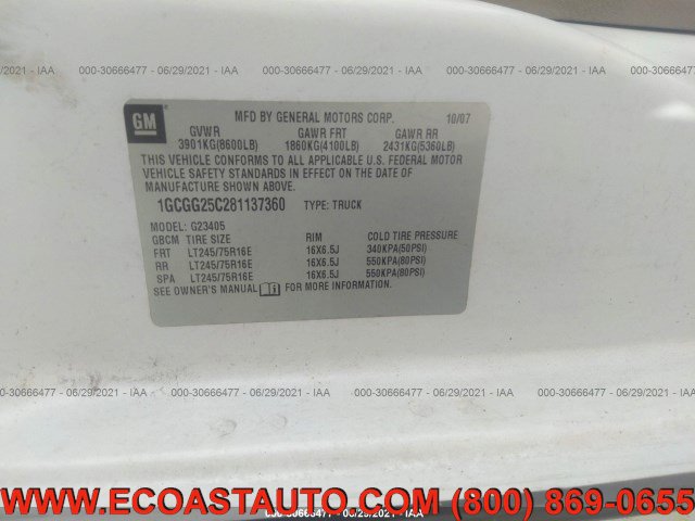Used 2008 Chevrolet Express 2500 RWD image 10
