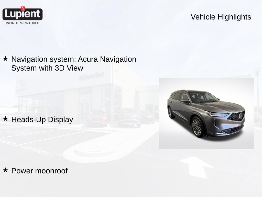 Used 2024 Acura MDX w/ Advance Package AWD/4WD image 3