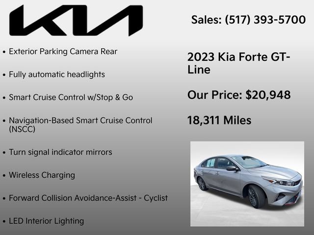 Used 2023 Kia Forte GT-Line w/ GT-Line Premium Package FWD image 17