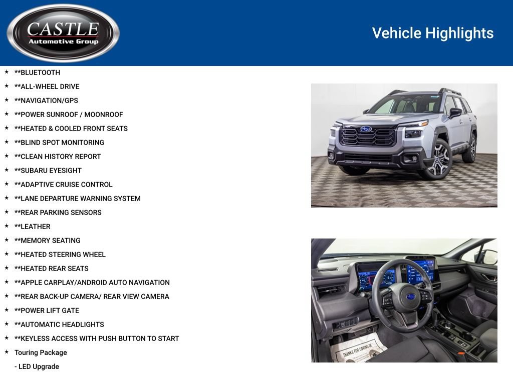 Used 2026 Subaru Outback Touring XT AWD/4WD image 3