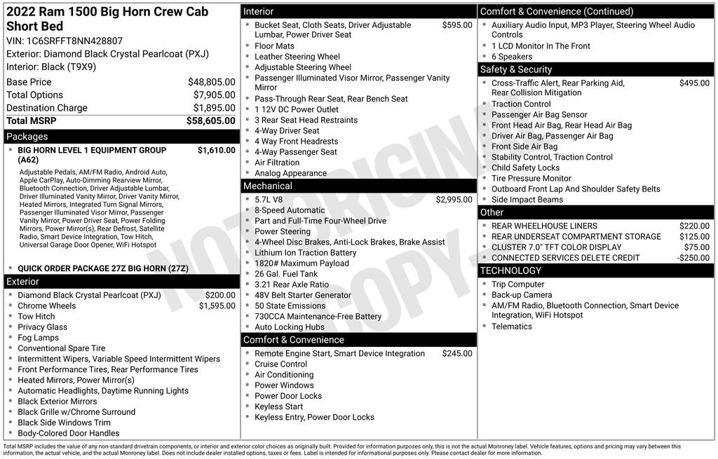 Used 2022 RAM 1500 Big Horn image 5