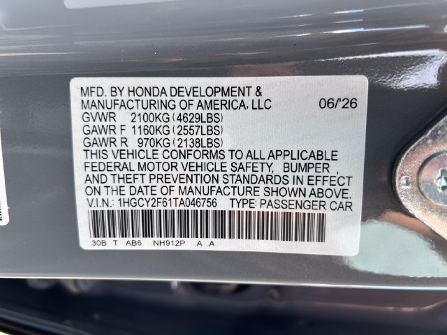 New 2026 Honda Accord EX-L image 18