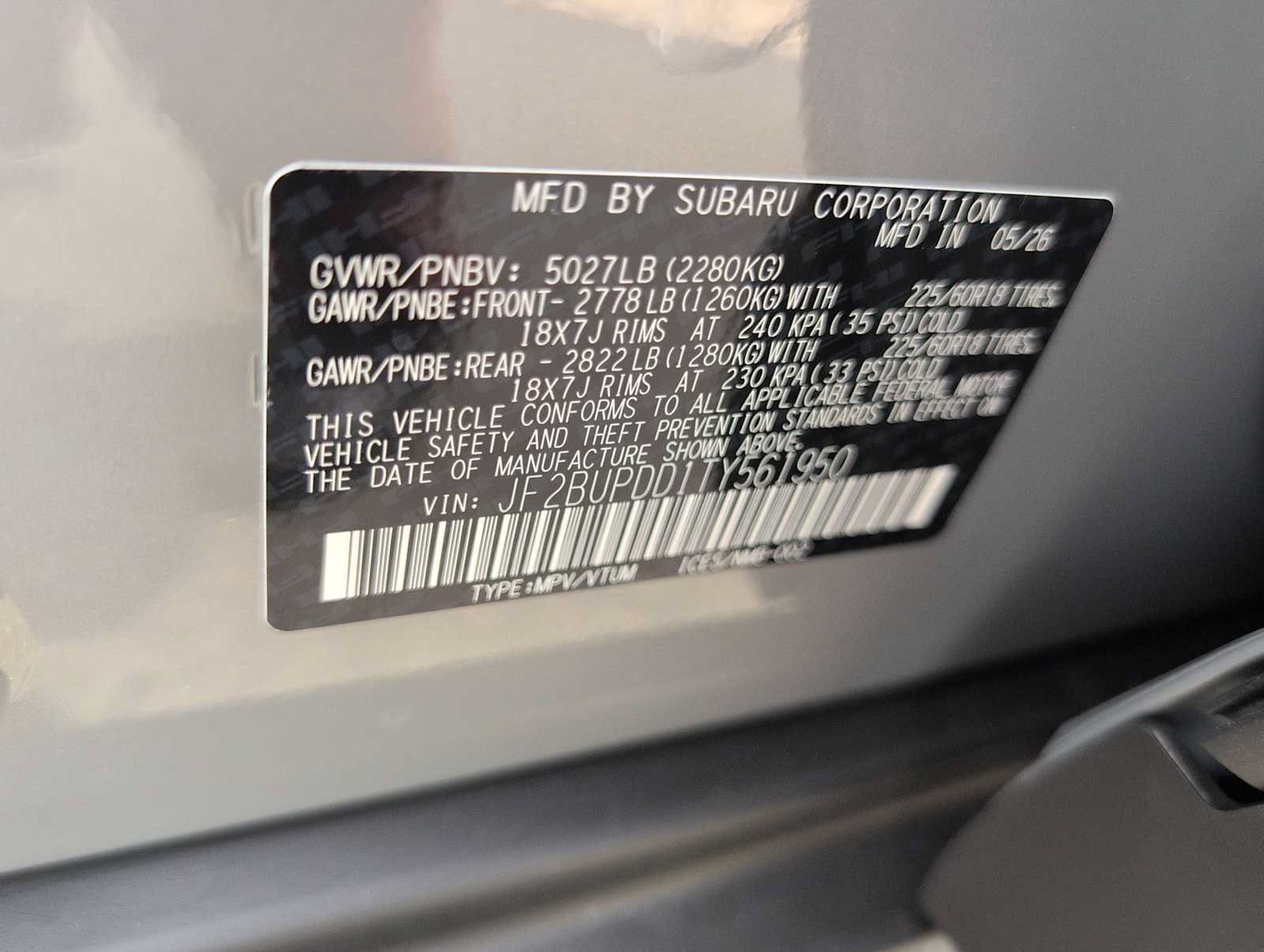 New 2026 Subaru Outback Limited AWD/4WD image 34