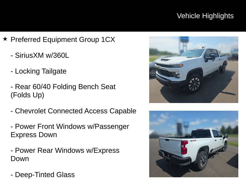 Used 2024 Chevrolet Silverado 2500 Custom w/ Custom Convenience Package AWD/4WD image 5