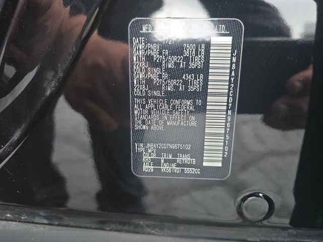 Used 2022 Nissan Armada Platinum image 37