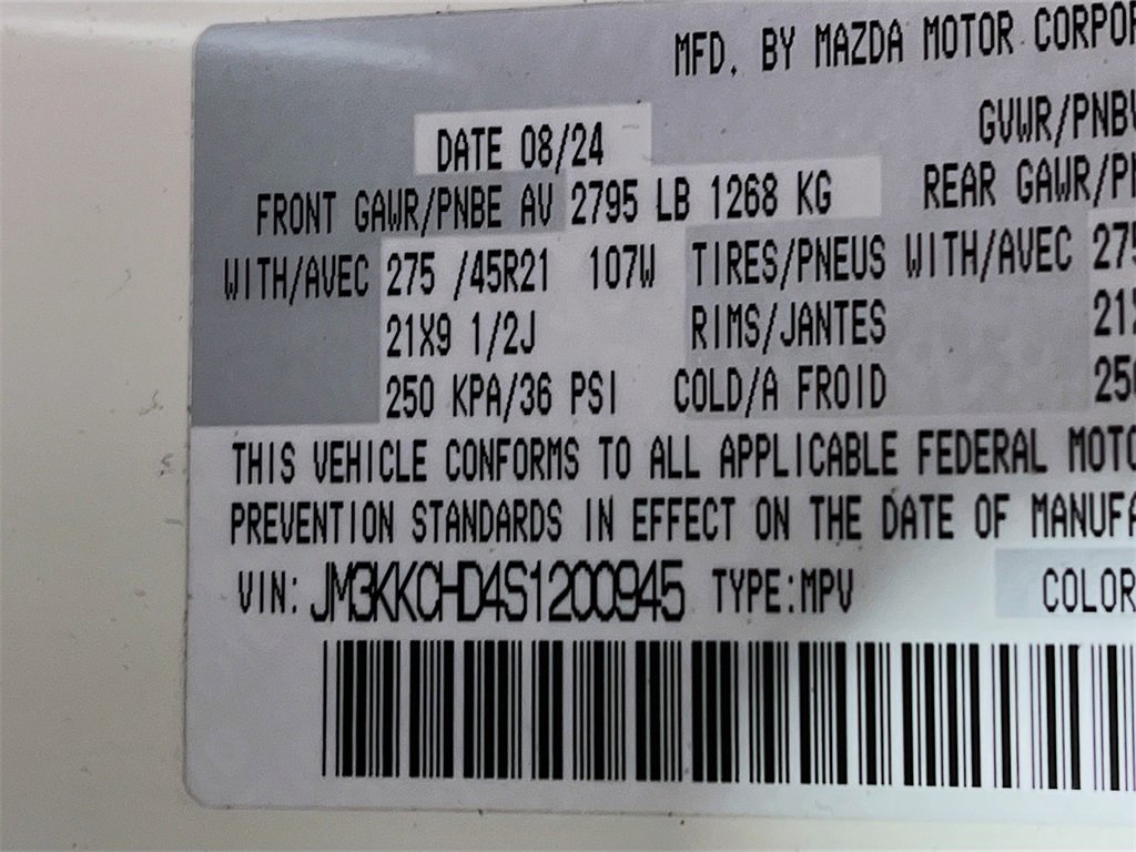 Used 2025 MAZDA CX-90 3.3 Turbo w/ Premium Sport Pkg image 29