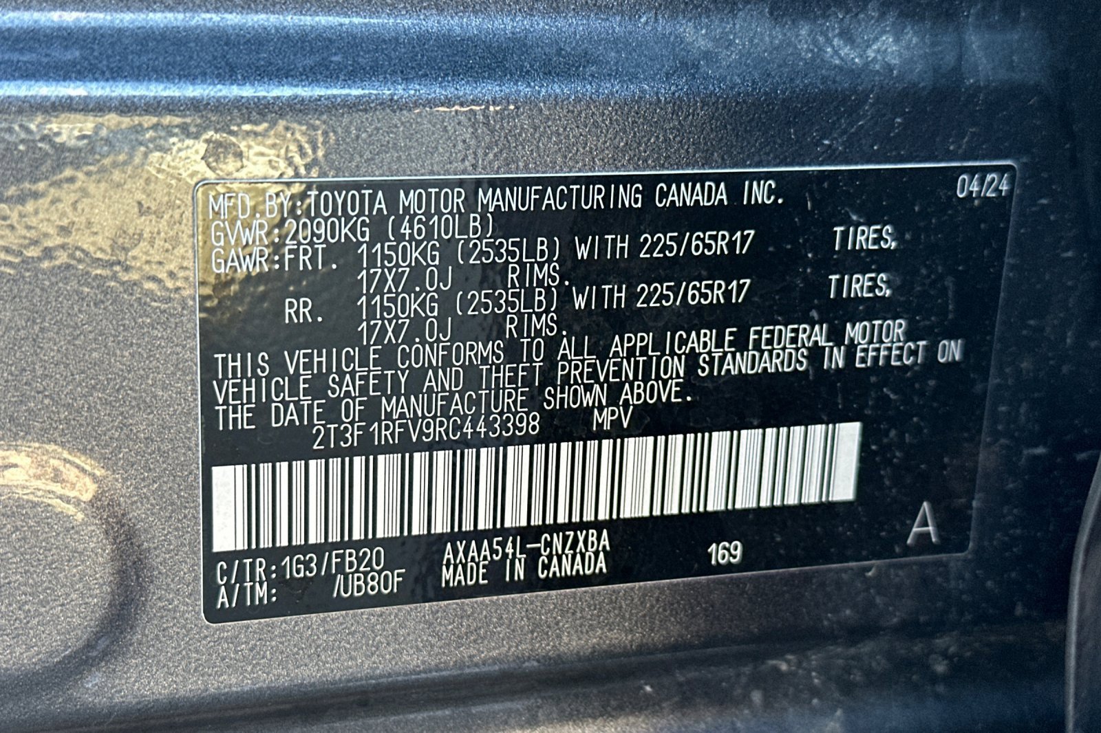 Used 2024 Toyota RAV4 LE image 55