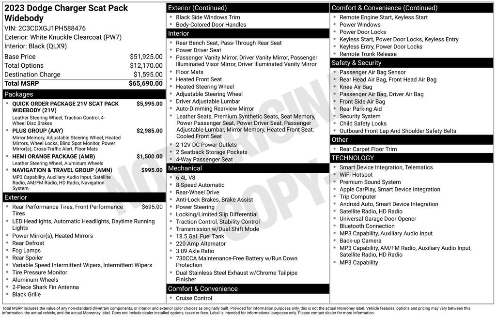 Used 2023 Dodge Charger Scat Pack RWD image 8