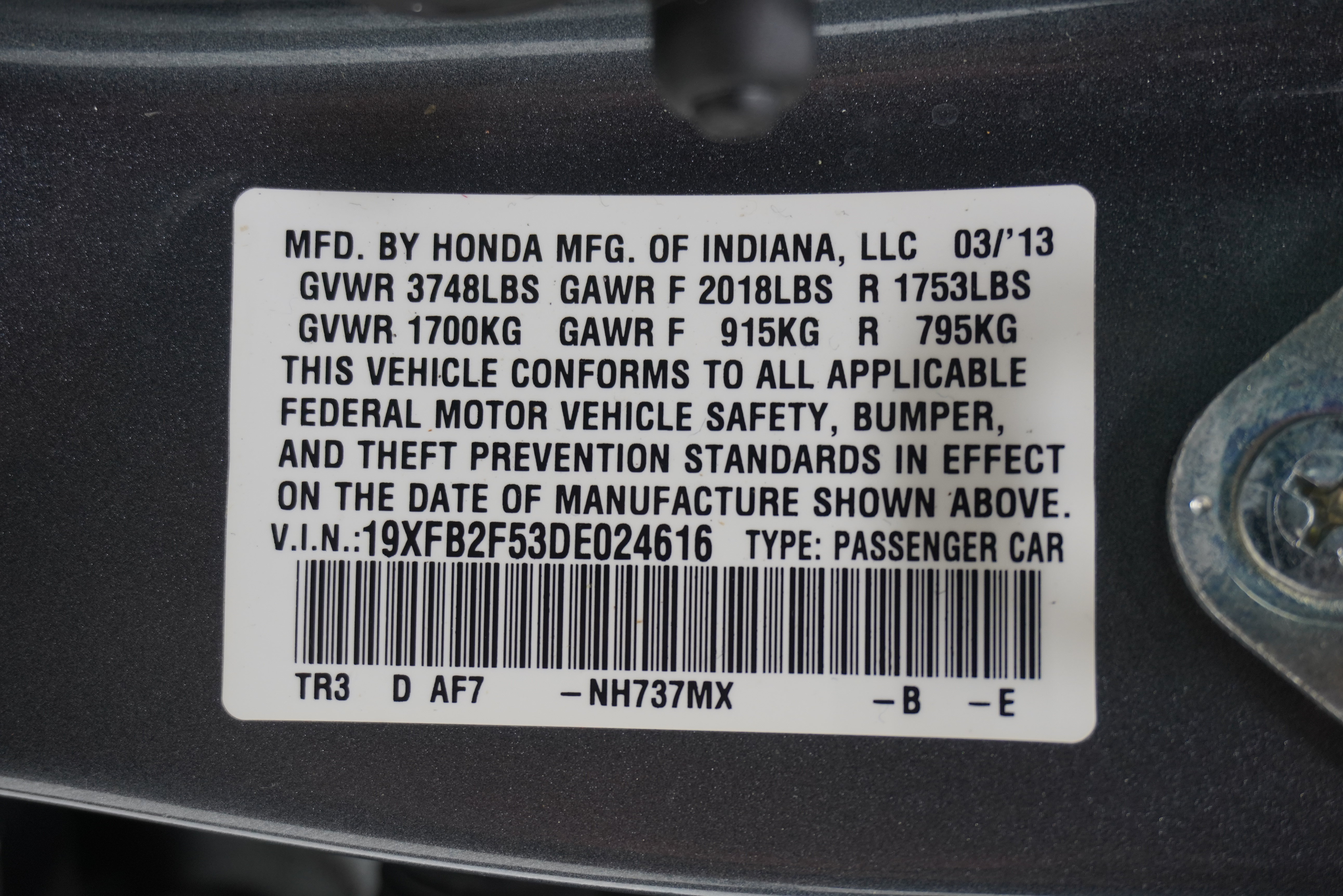 Used 2013 Honda Civic LX image 26