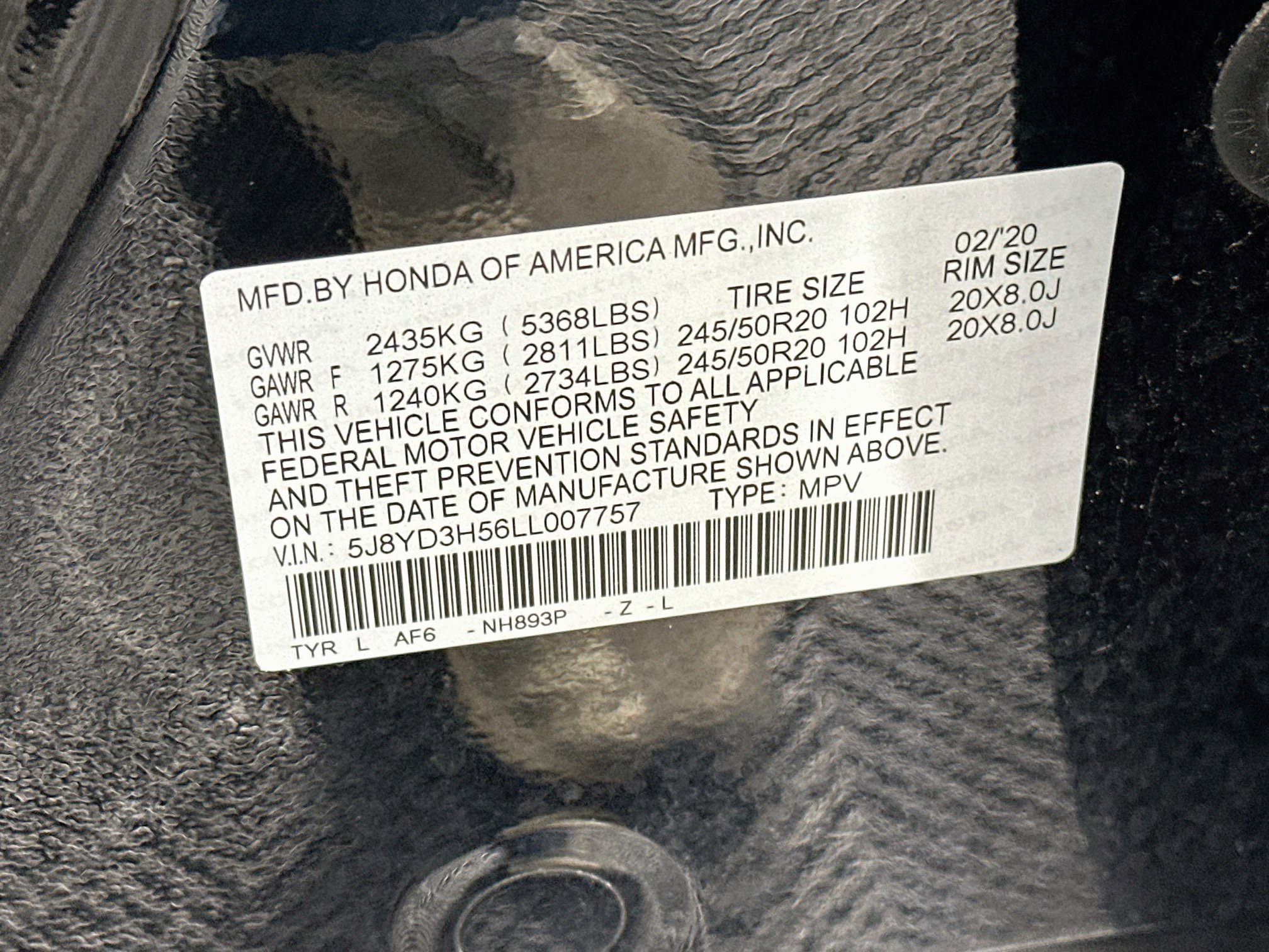 Used 2020 Acura MDX w/ Technology Package FWD image 12