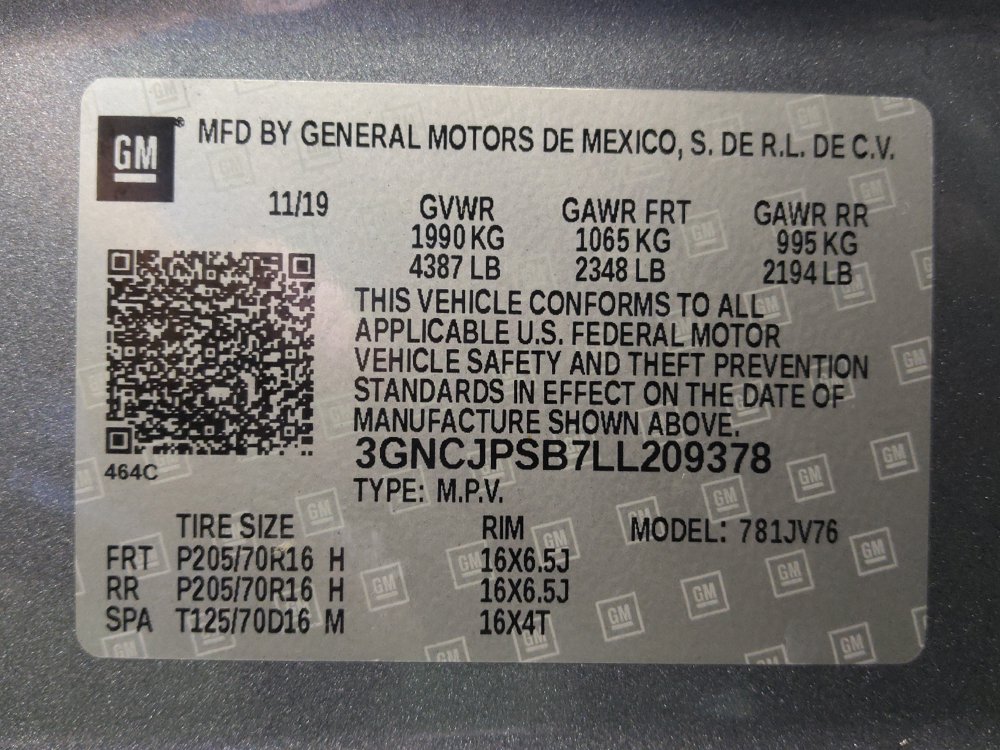 Used 2020 Chevrolet Trax LT w/ Driver Confidence Package AWD/4WD image 33