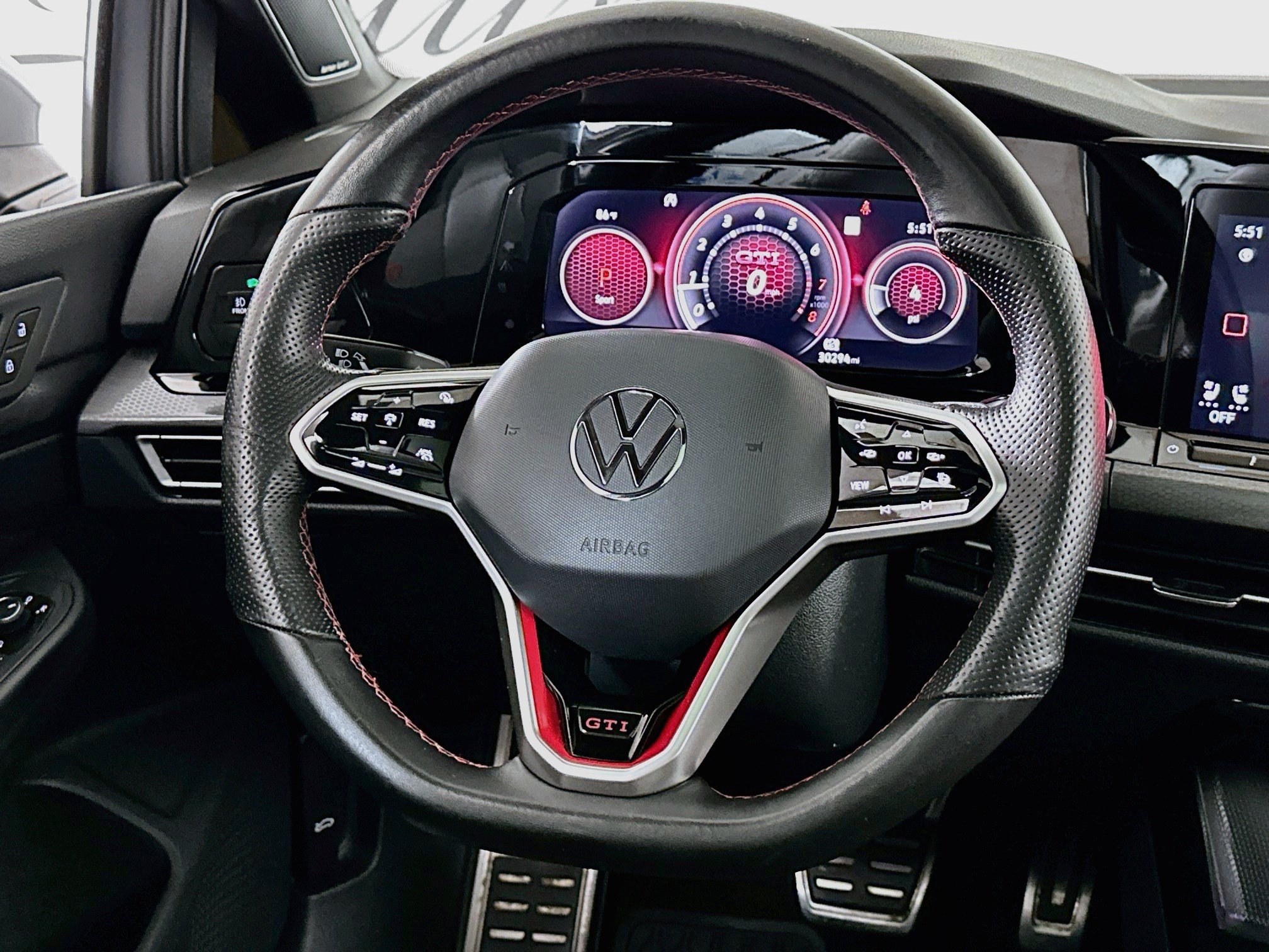 Used 2023 Volkswagen GTI SE w/ SE Leather Package FWD image 8