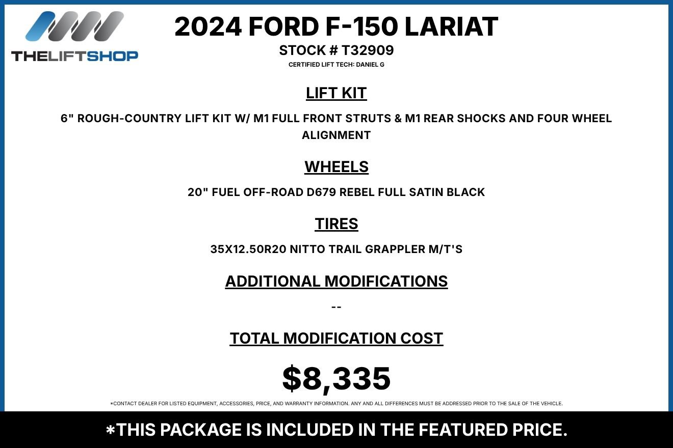 Used 2024 Ford F150 Lariat w/ Bed Utility Package AWD/4WD image 2