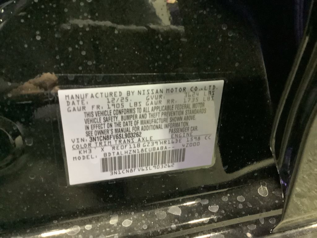 New 2025 Nissan Versa SR w/ Trunk Package image 30