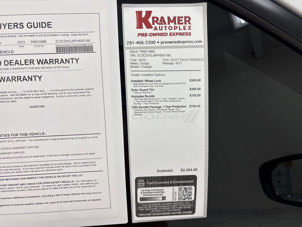 Used 2023 Dodge Charger Scat Pack RWD image 35