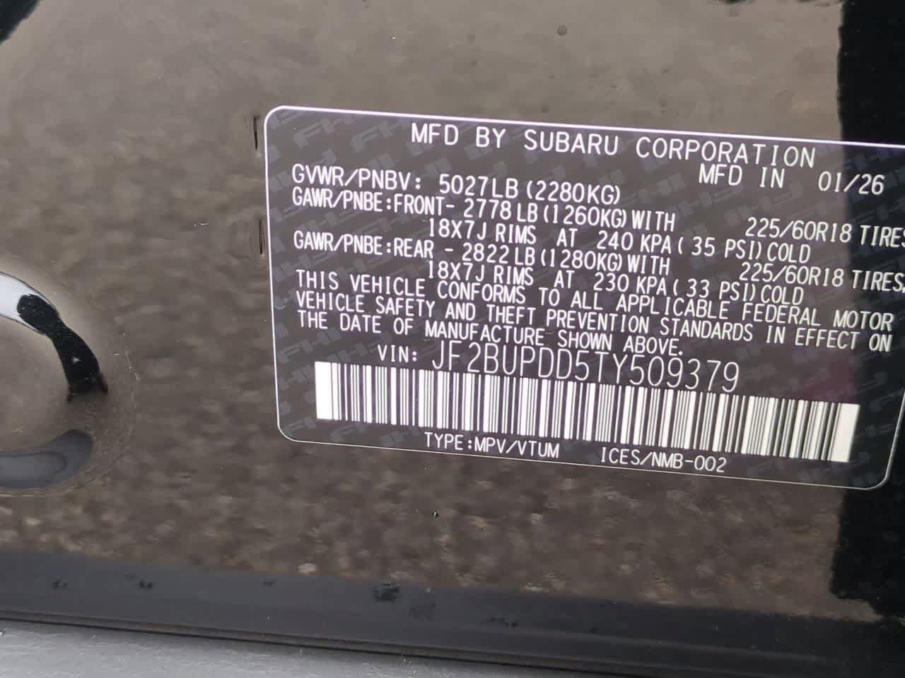 New 2026 Subaru Outback Limited AWD/4WD image 36