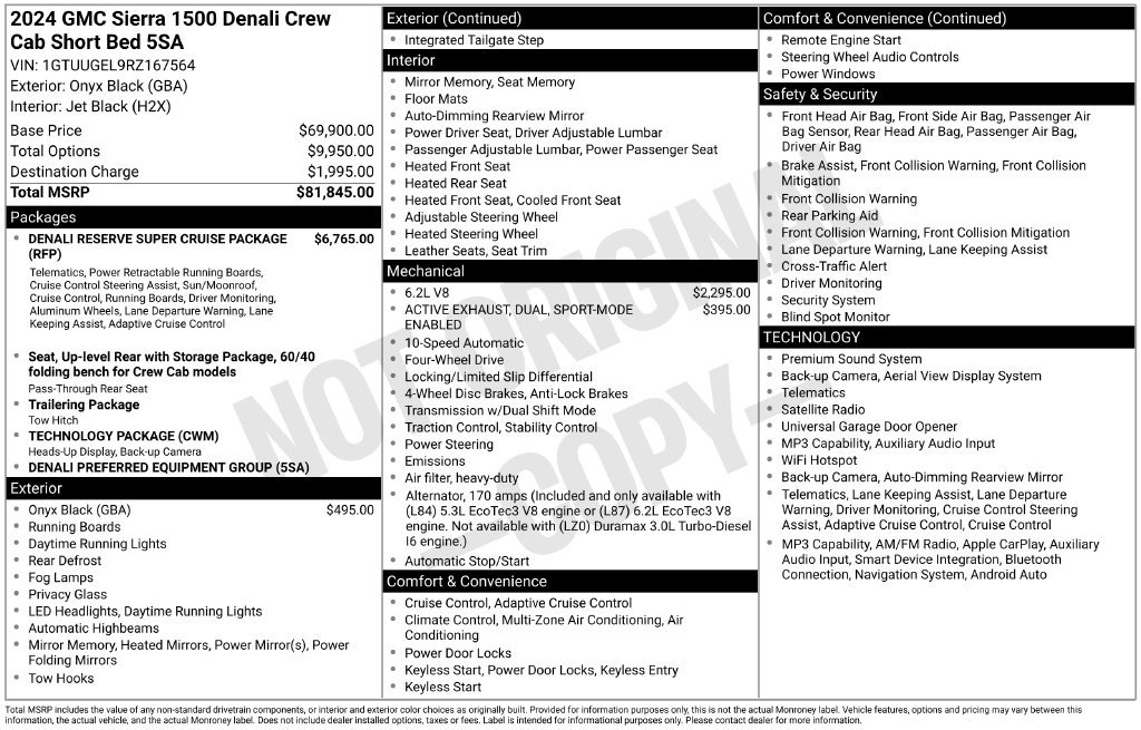Used 2024 GMC Sierra 1500 Denali AWD/4WD image 7