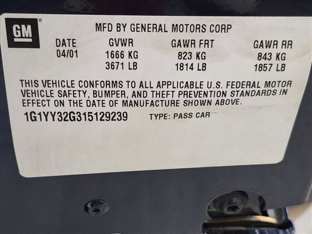 Used 2001 Chevrolet Corvette Convertible w/ Preferred Equipment Group2 RWD image 21