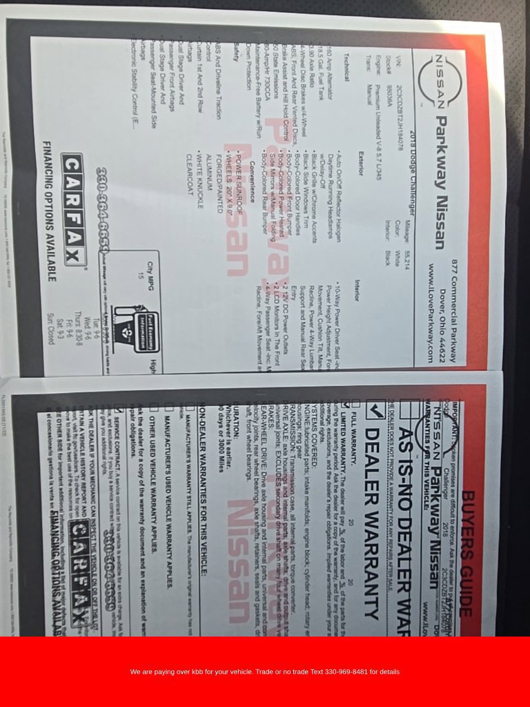 Used 2018 Dodge Challenger R/T Plus RWD image 36