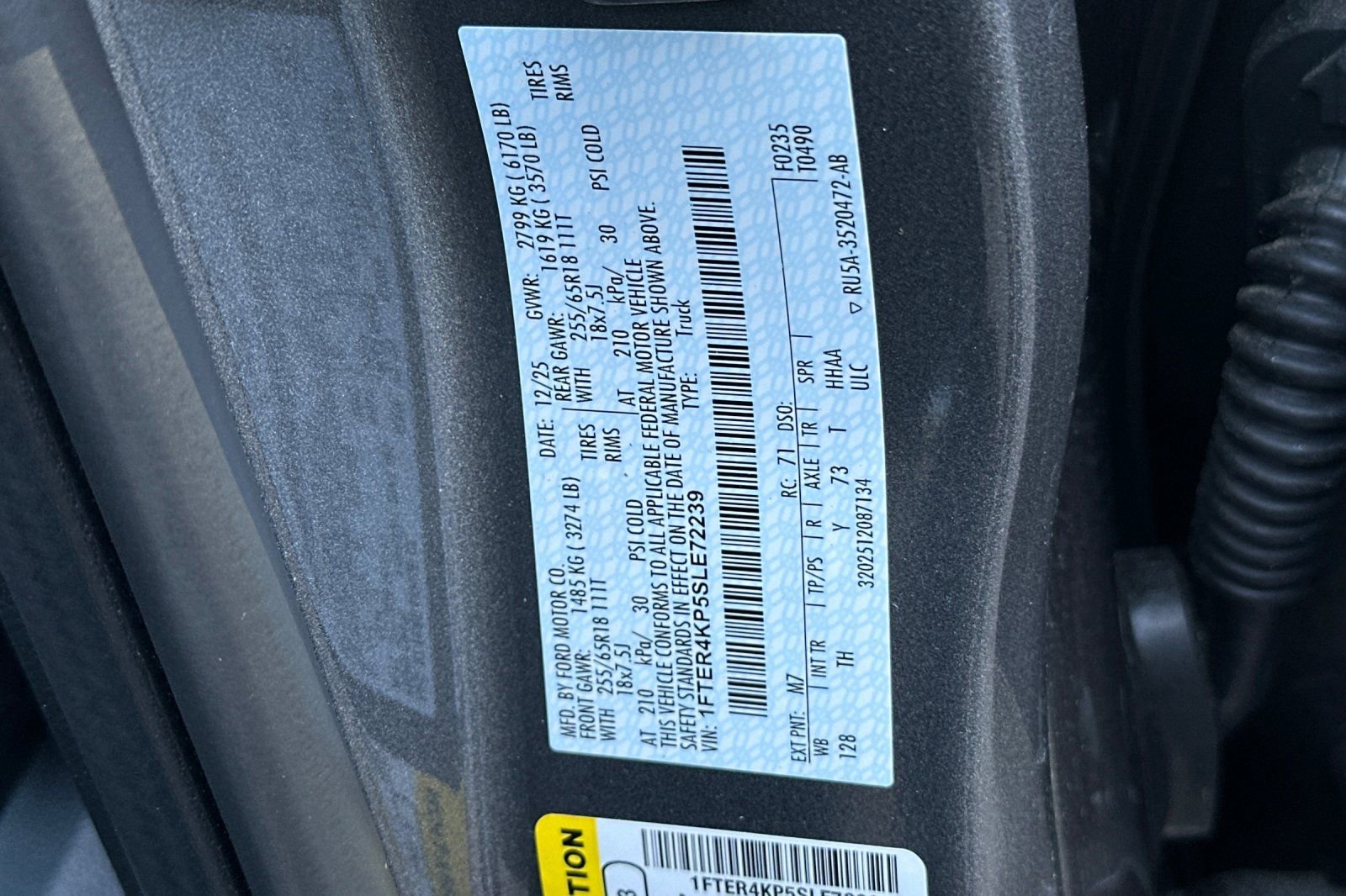 New 2025 Ford Ranger Lariat w/ FX4 Off-Road Package image 27