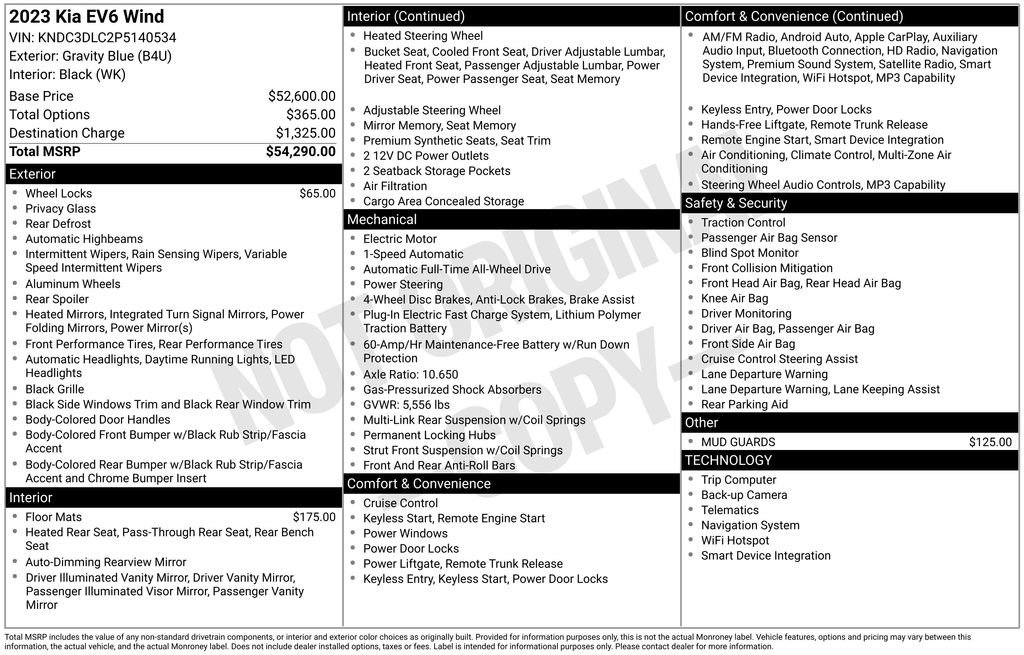 Certified 2023 Kia EV6 Wind AWD/4WD image 28