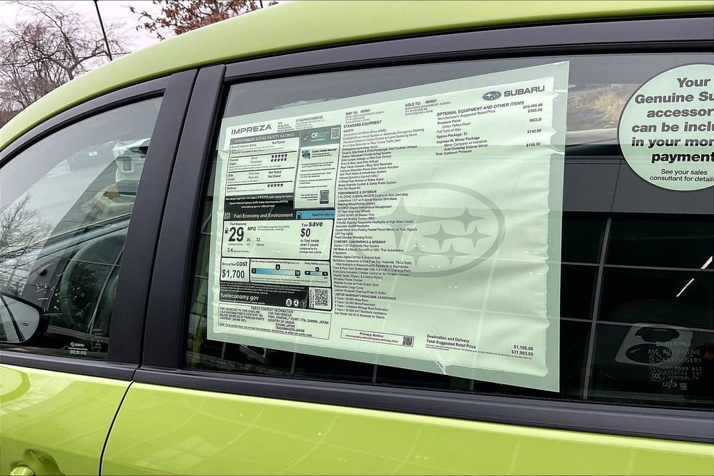 New 2026 Subaru Impreza RS image 17