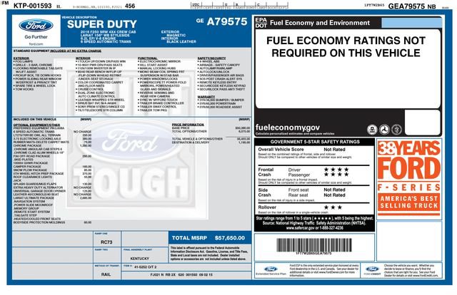 Used 2016 Ford F250 Lariat w/ Lariat Ultimate Package AWD/4WD image 9